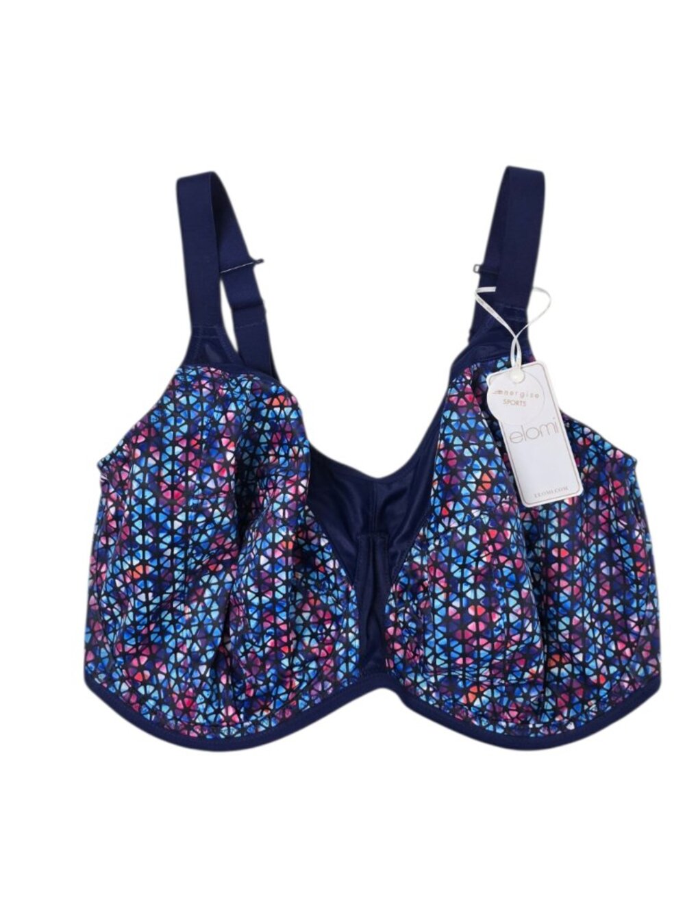 Elomi Energise Sports Bra, High Support, Underwire,Full Coverage, Sz 36K, NWT